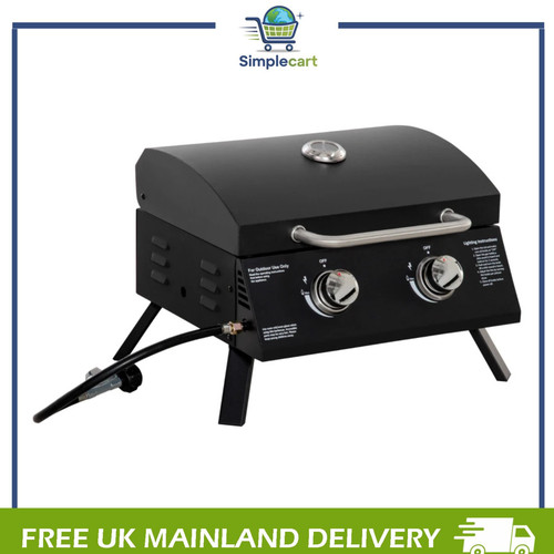 Portable tabletop gas bbq - gas,