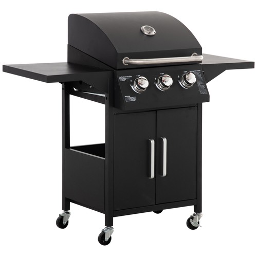 Outsunny burner gas bbq - outsunny,