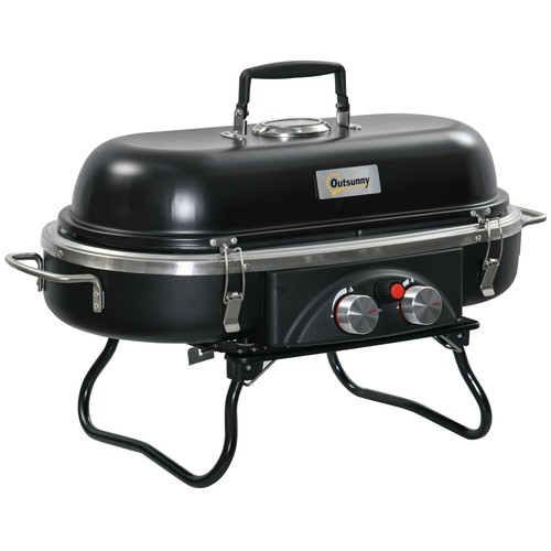 Portable burner gas bbq - 2-burner,