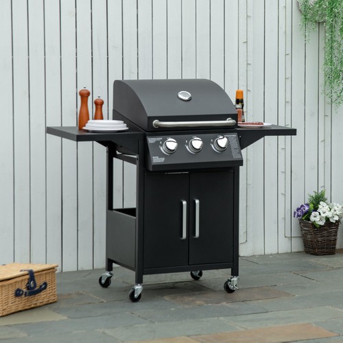 Outdoor burner gas grill - 3,