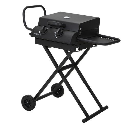 Foldable freestanding gas bbq - foldable,