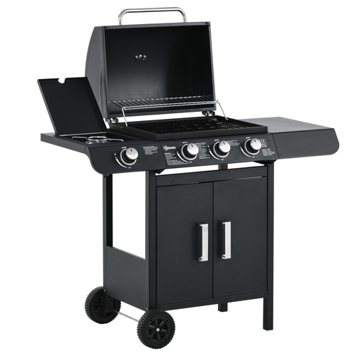 Outsunny deluxe gas barbecue - deluxe,