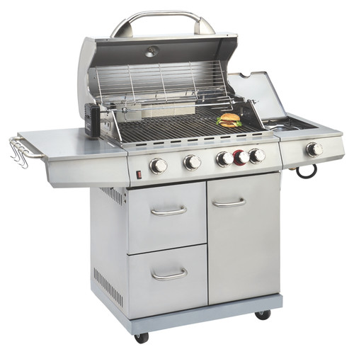 Burner gas bbq grill - 5,