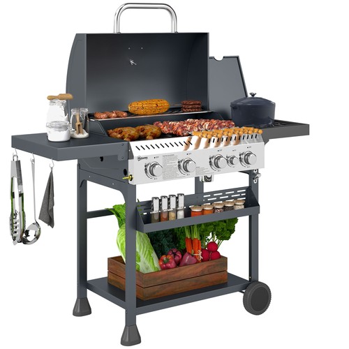 Outsunny burner propane - outsunny, 4+1