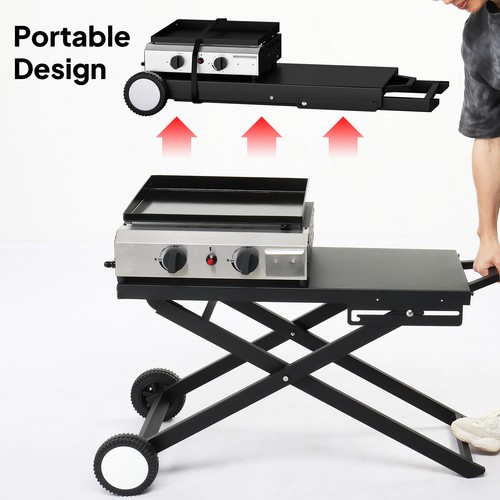 Foldable gas bbq grill with - foldable,