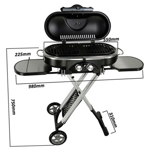 Portable gas bbq burners - gas,