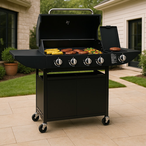 Gas bbq grill 1 stainless - gas,