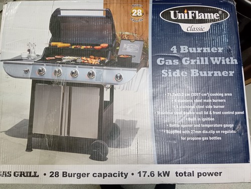 Uniflame burner gas bbq - 6,