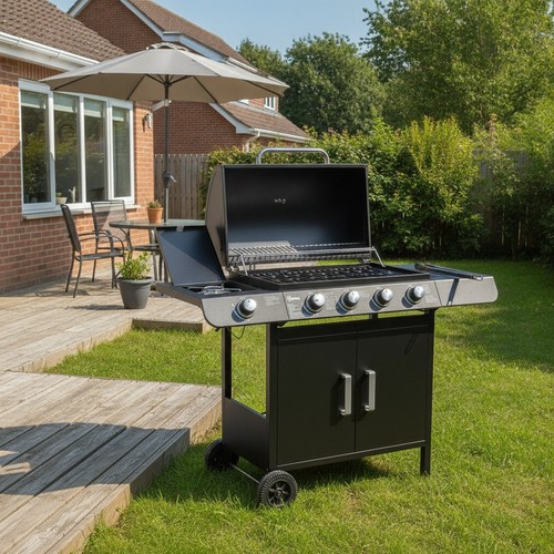 Burner gas bbq grill - 4+1,